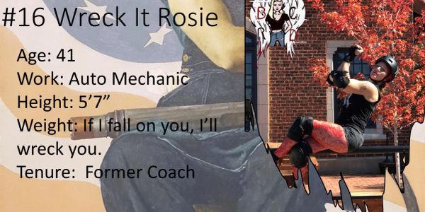 Profile of Wreck It Rosie, a 41-year-old auto mechanic and former coach.