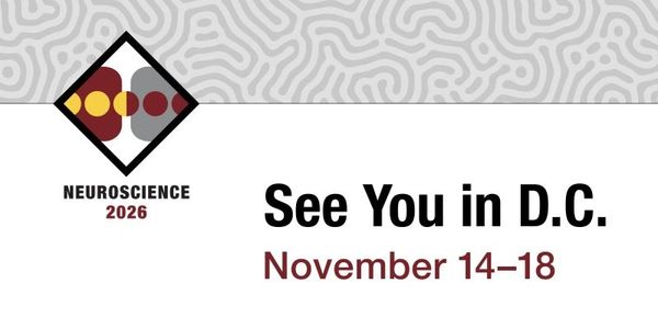Neuroscience 2026 event in Washington D.C., November 14-18.