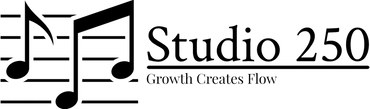 Logo for Celeste Gate's Studio 250 where growth creates flow.