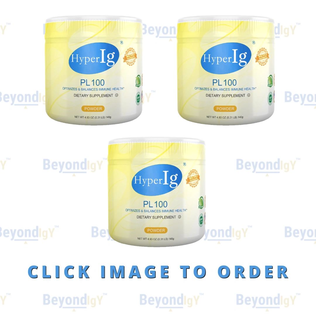 HyperIg PL100 Protein Powder The Original Hyperimmune Egg Supplements