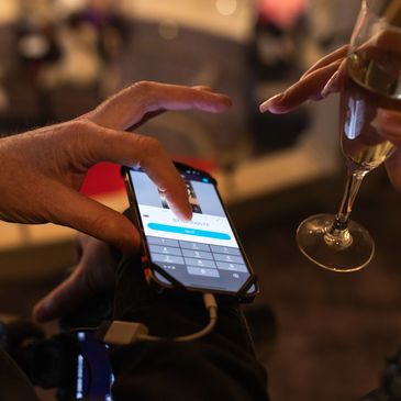 Spot my photo is a facial recognition software that can remember guests and their contact info.