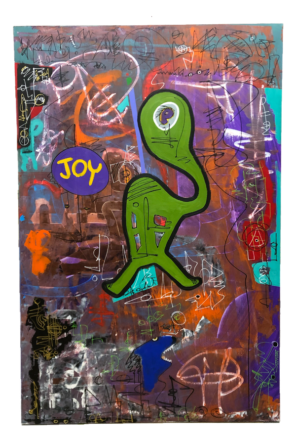 "Hatching the Joy" 60in x40in