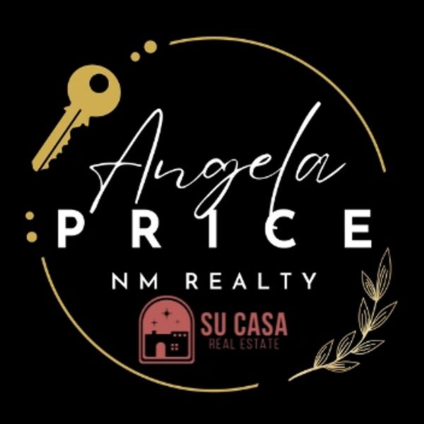 The logo of angel price with black background