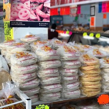 Tortillas de harina en venta