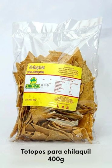 Totopos para Chilaquil 