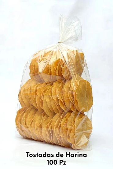 Tostadas de Harina 100 Pz