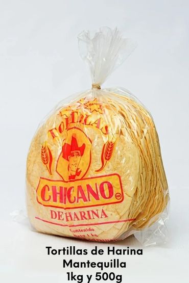 Tortillas de harina mantequilla 