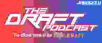 Logo card the The Draft Podcast, pop-dra
