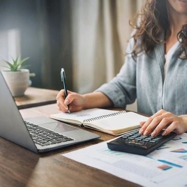 Couple buying a house with financial planning and mortgage approval.