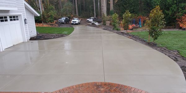 A new driveway for a satisfied customer.