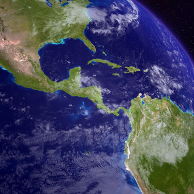 Satellite image of Central America (Getty Images)