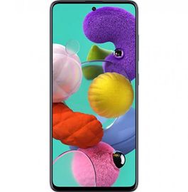 Smartphone with a colorful abstract wallpaper on the screen.