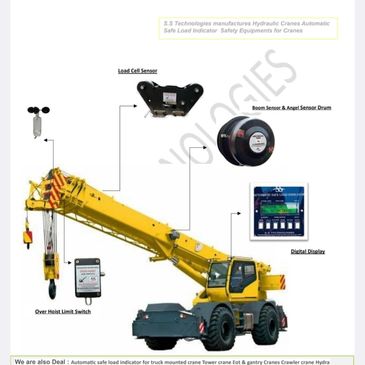 - Load Moment Indicator (LMI) systems
- Crane Safety Systems (CSS)
- Safe Load Indicator (SLI) syste