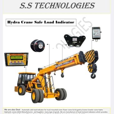 hydra crane safe load indicator safety device SLI. Load moment indicator