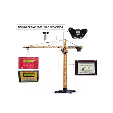 Tower crane Automatic safe load indicator for crane safety equipment load moment indicator crane