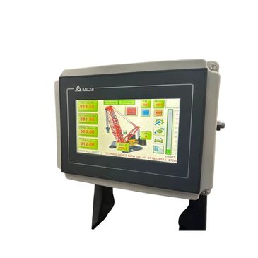 Crawler crane touch display safe load indicator safety device hydraulic crawler crane safe load indi