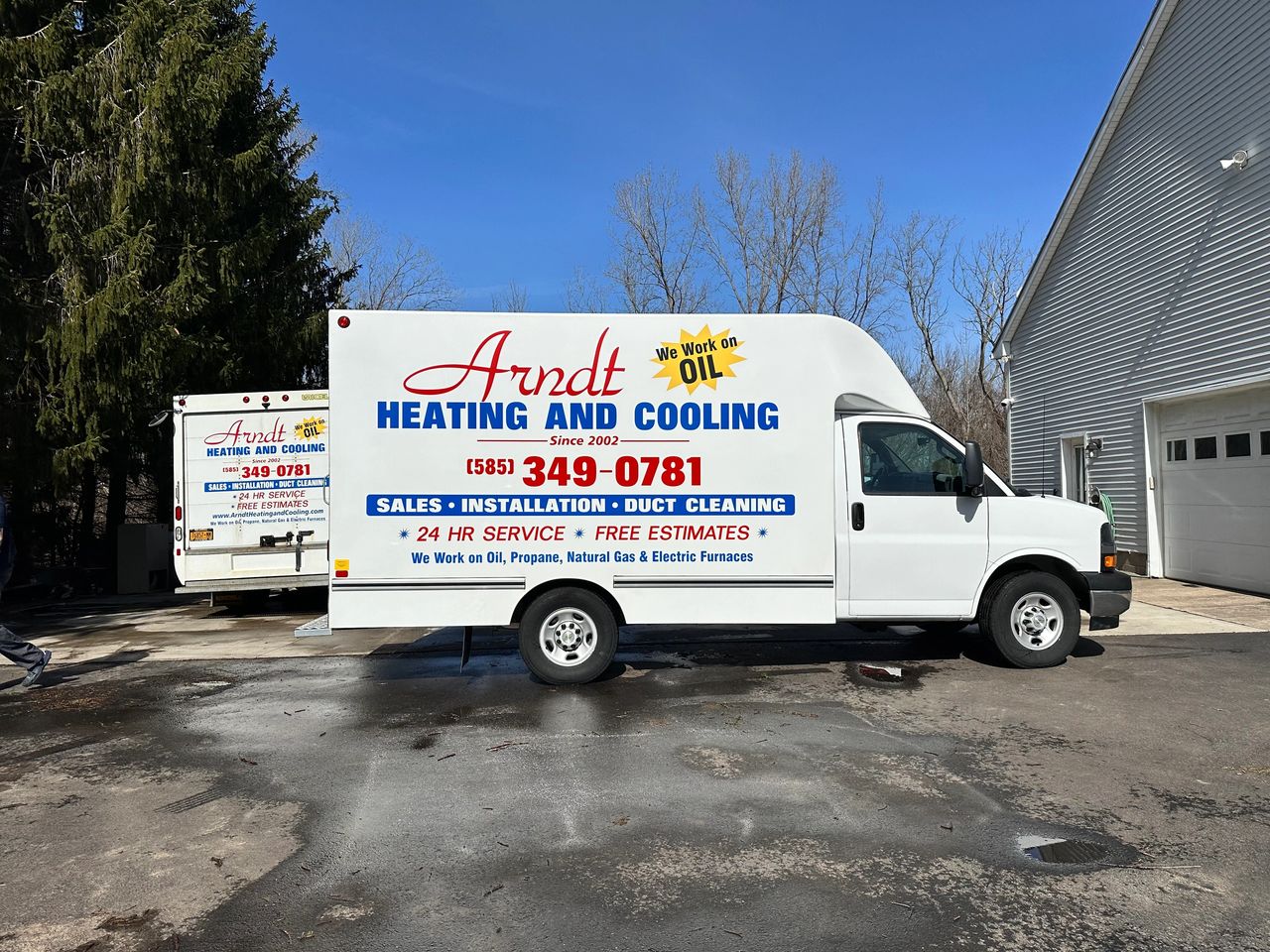 Arndt Heating and Cooling Truck
