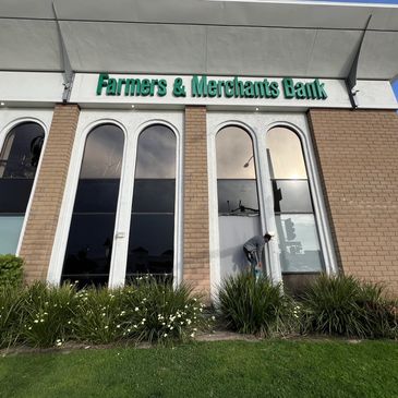 Commercial Storefront frame and glass installation in Downey, Ca