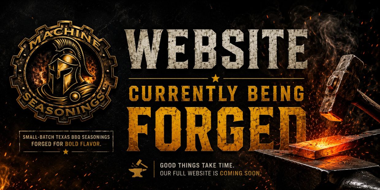 Website being forged with blacksmith theme and bold fire colors.