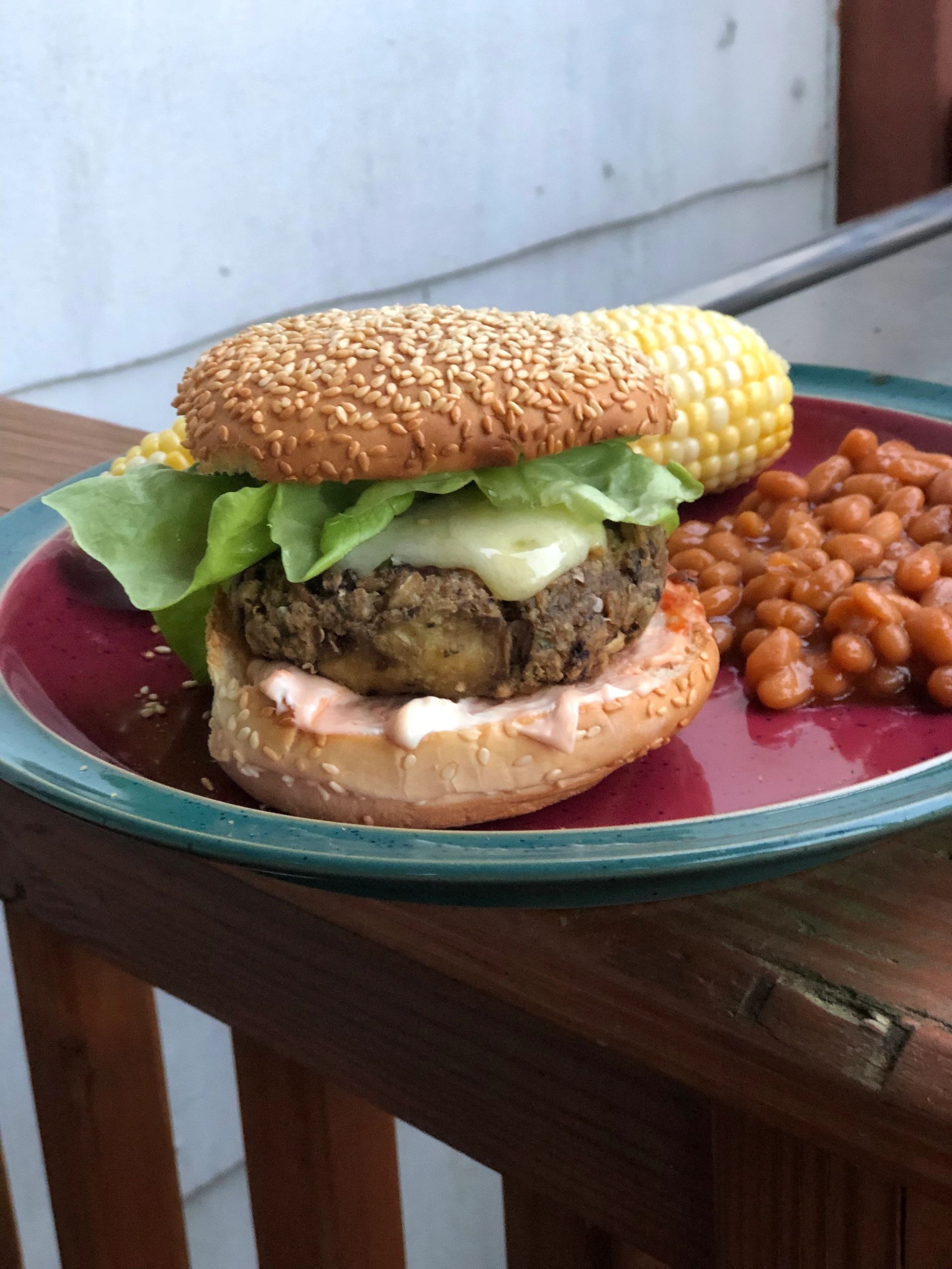 Eggplant Mushroom Burgers