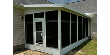 Aluminum framed sunroom