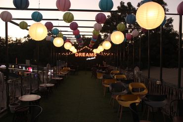 dreams & mocktails, lantern, ambience