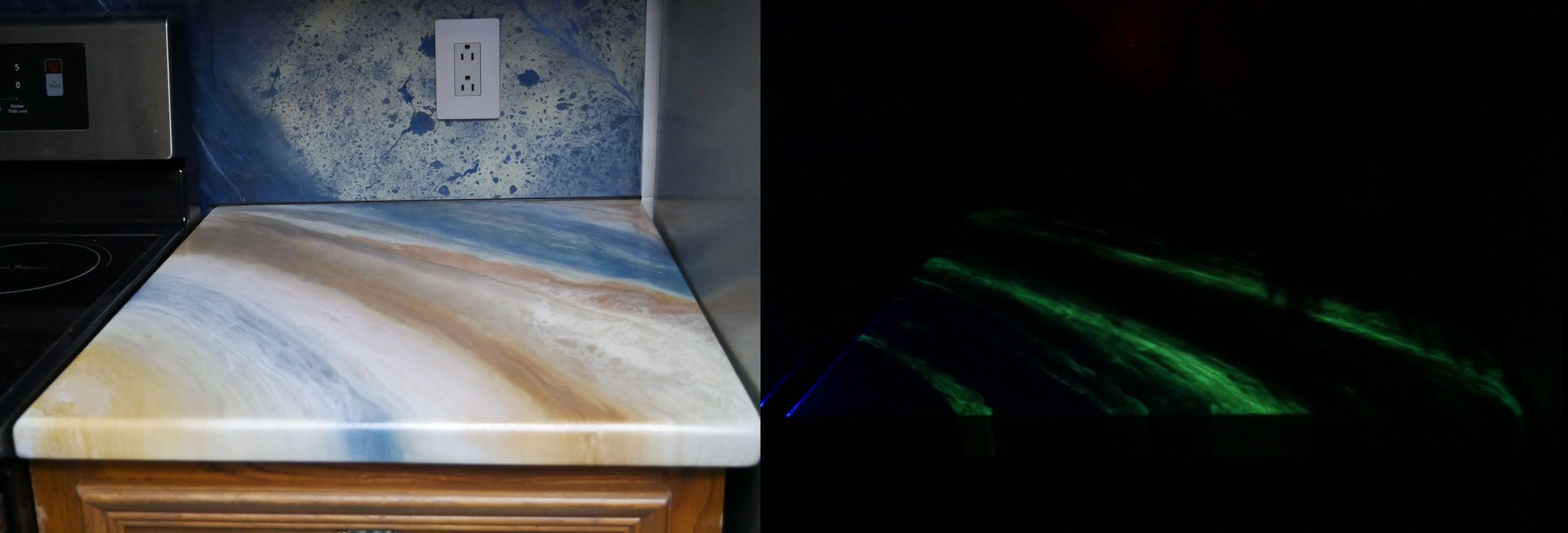 How about a glow in the dark kitchen?