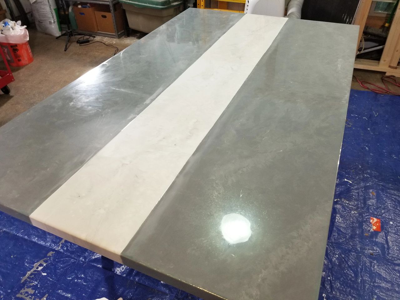 Outdoor Concrete Marble Table