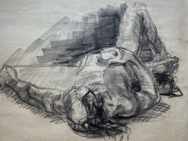 Figure laying down.