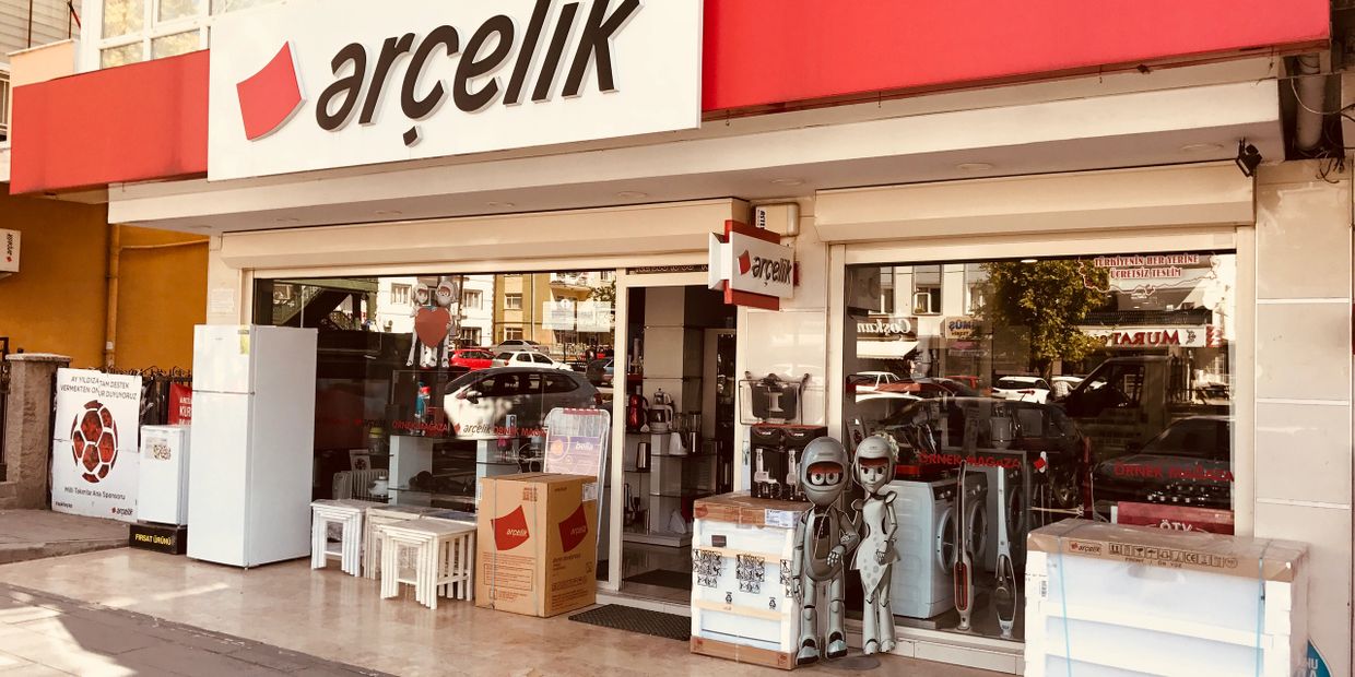 arçelik mağazamızın dış görünüşü
