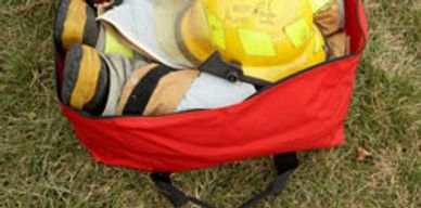 Firefighter Gear Bag full of gear