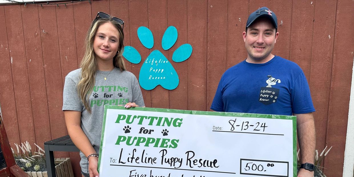 Logan Hale is a Pliable athlete who used her NIL to donate money to support Lifeline Puppy Rescue.