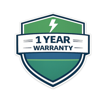 1-year workmanship warranty