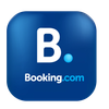 Booking.com logo with a blue background and a white letter B.