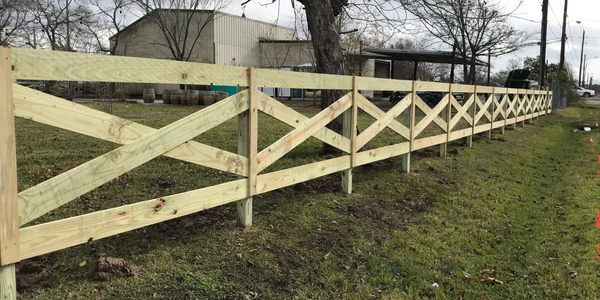 Ranch rail fencing, Magnolia and montgomery TX