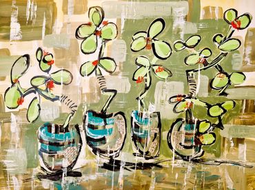 Money Trees painting