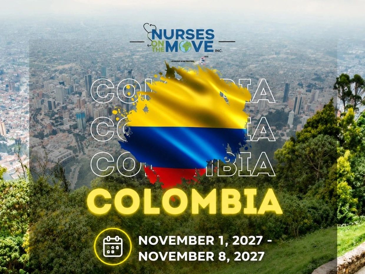 Nurses on the Move event in Colombia, November 2027.