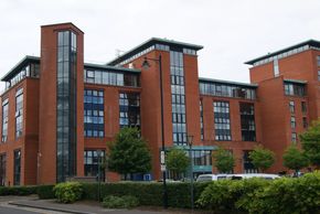 Department for Communities headquarters. Gasworks' site Belfast. Northern Ireland.
