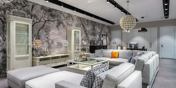 Accent wall with wallpaper