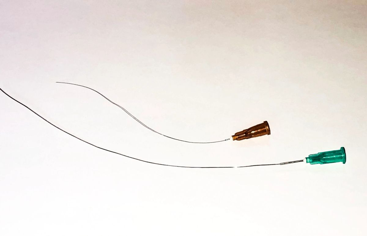Measuring and cleaning wire