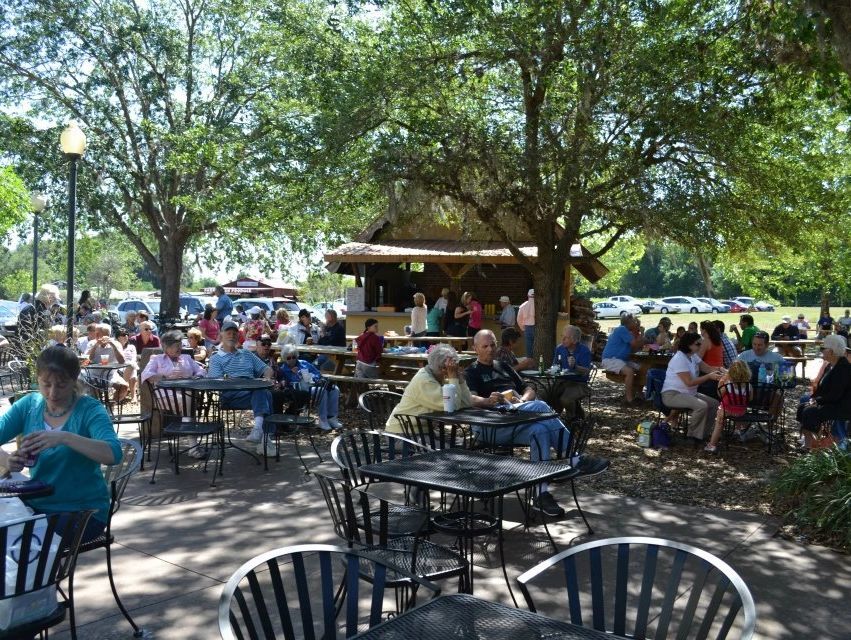 Enjoy our Biergarten and our famous food!