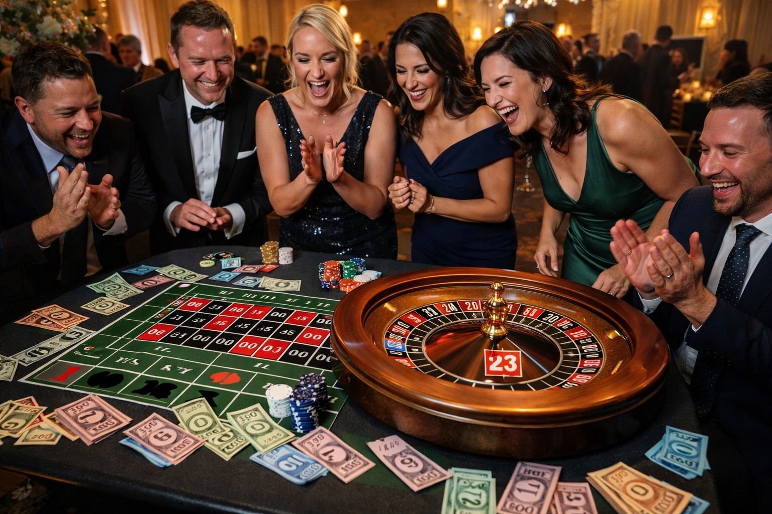 Corporate events and galas having a Casino night in Charlotte, NC