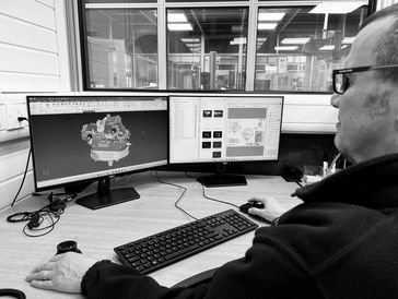 Skilled Design Engineer using Siemens NX design software to design a Tool for the Aerospace Industry