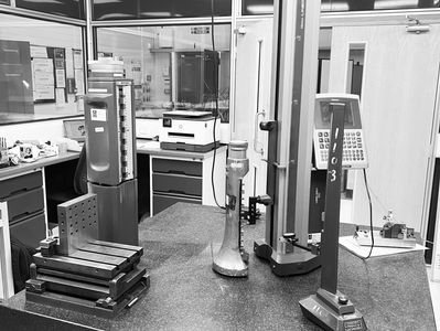 An inspection lab, which provides first principle and CMM inspection of components and tooling.