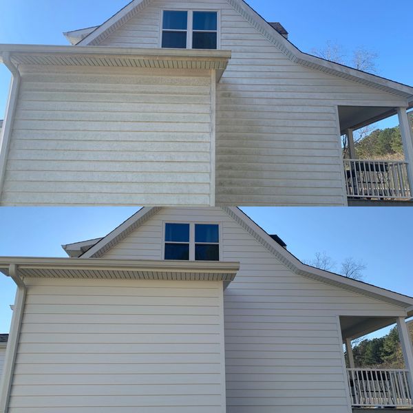 Before & After House Wash