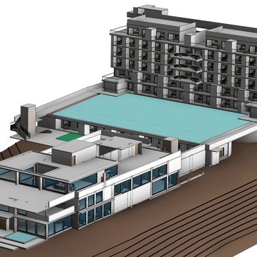 An ayurvedic hospital concept model using Revit architecture and structure