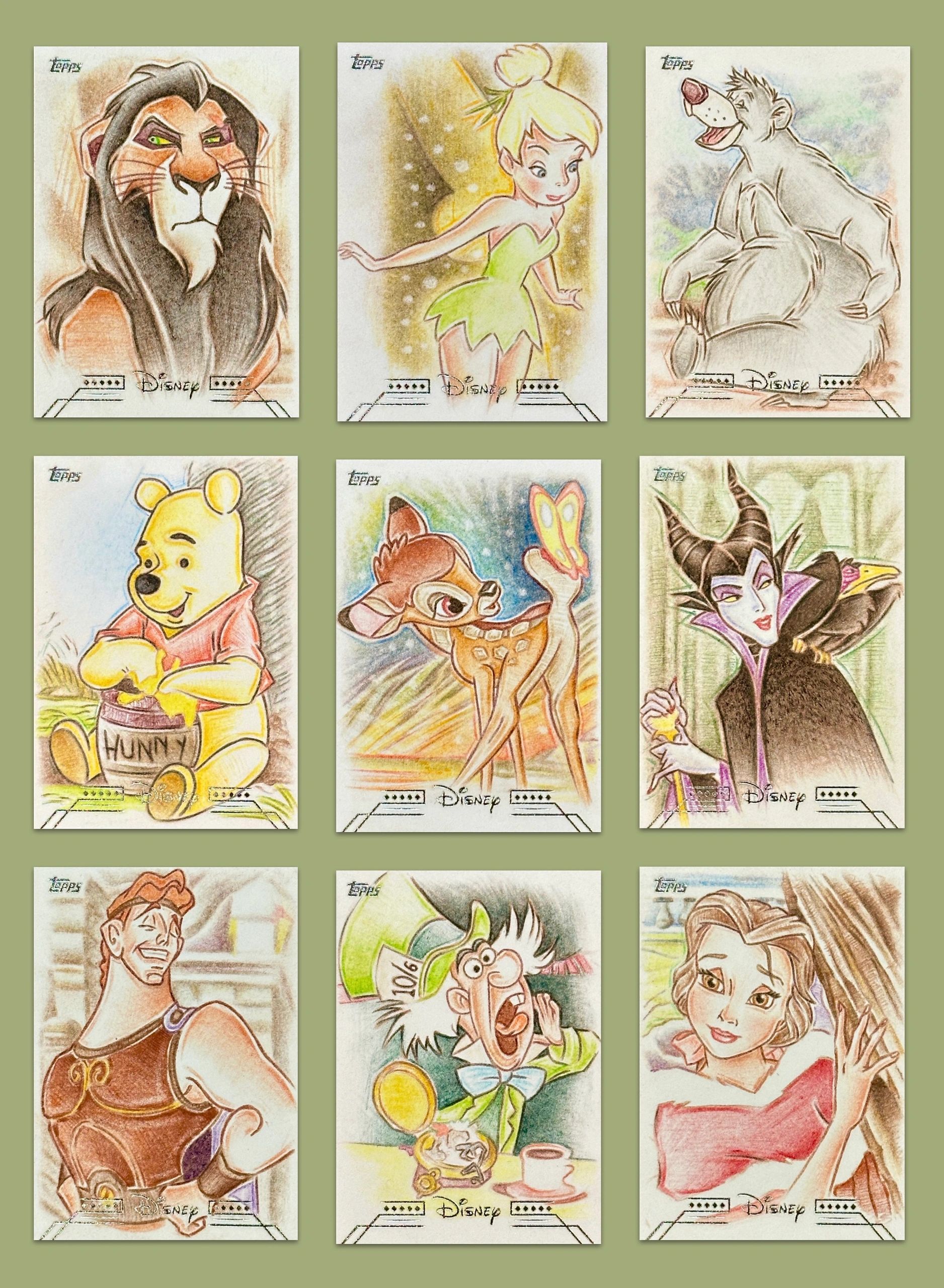 Trading card illustration