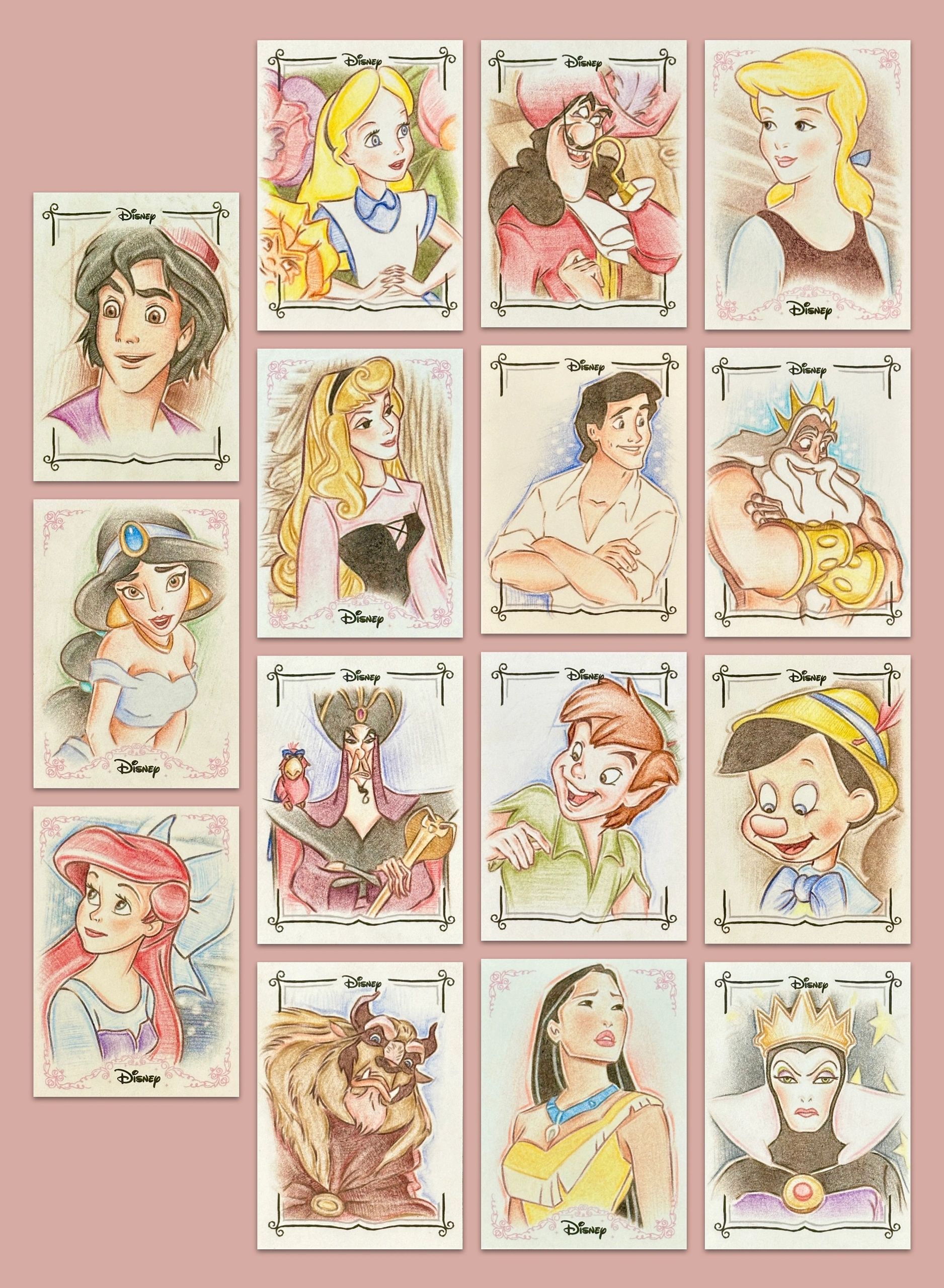 Trading card illustration