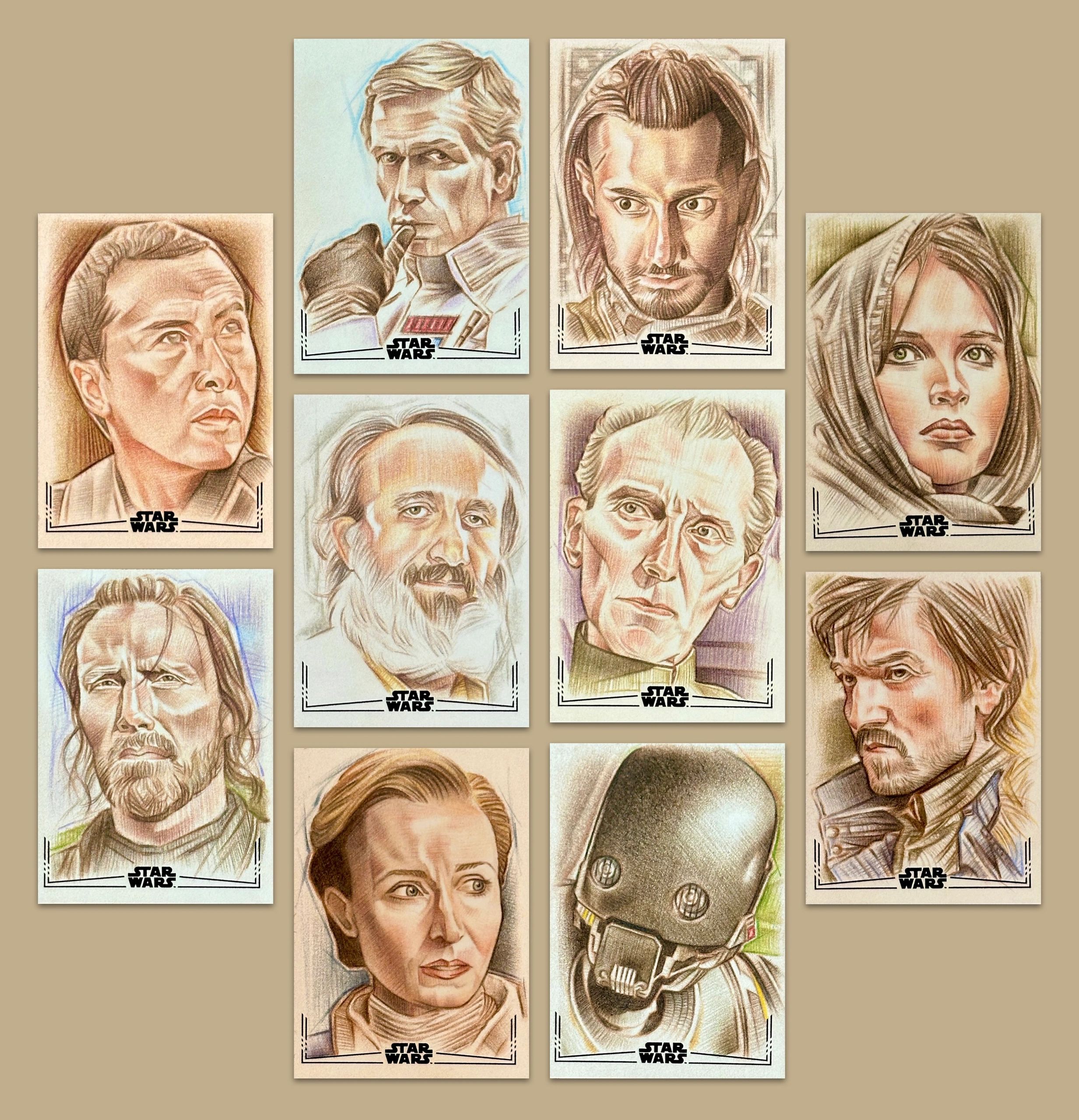 Trading card illustration