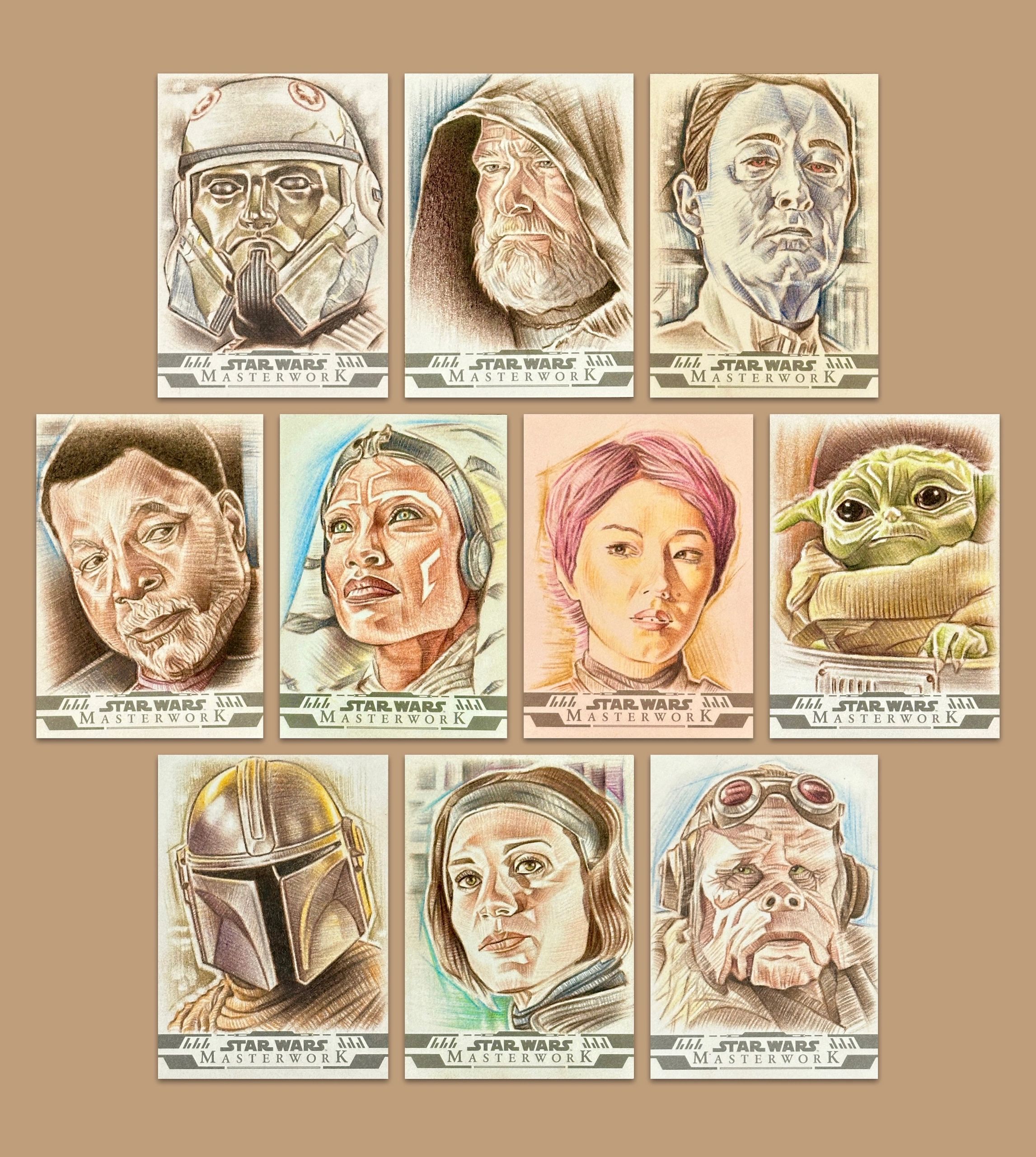 Trading card illustration